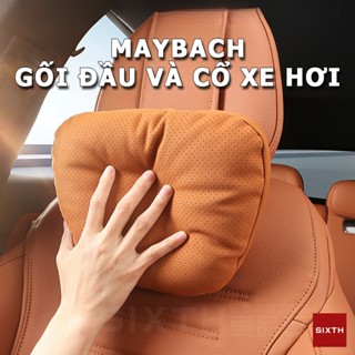 DuPont tựa đầu ô tô gối kê cổ maybach gối tựa lưng ô tô cao cấp hối tựa đầu xe da lộn suêu mềm êm phụ kiện ô tô