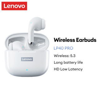 Tai nghe Bluetooth Lenovo LP40 Pro Giảm tiếng ồn thể thao Điều khiển cảm ứng Chơi game có độ trễ thấp