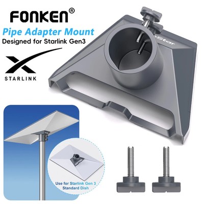 Starlink Gen 3 Ống Adapter Cực Gắn Hợp Kim Nhôm Chân Đế Cho Starlink Gen 3 Đĩa Tiêu Chuẩn
