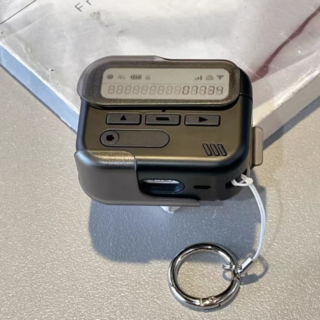 Retro Pager Shape AirPods Pro3 Ốp lưng AirPods 4 / 4 (ANC) Vỏ tai nghe chống sốc cho AirPods Pro3 Pr