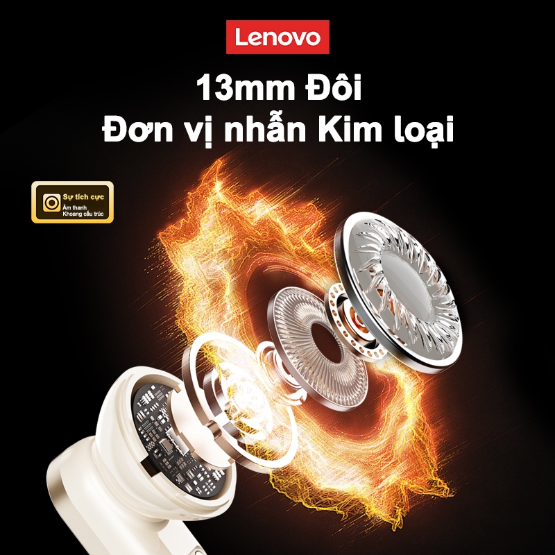 Tai nghe Bluetooth Lenovo LP19 PRO HIFI Chất lượng âm thanh Thể thao chống nước Pin dung lượng lớn | BigBuy360 - bigbuy360.vn