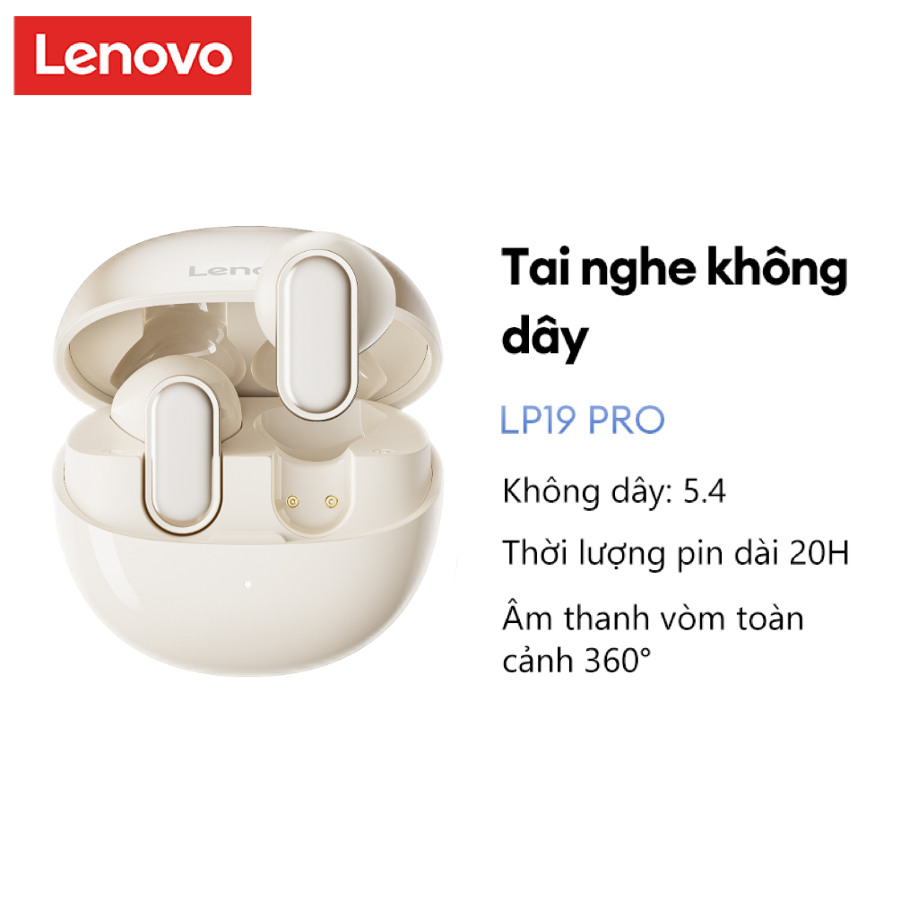 Tai nghe Bluetooth Lenovo LP19 PRO HIFI Chất lượng âm thanh Thể thao chống nước Pin dung lượng lớn | BigBuy360 - bigbuy360.vn