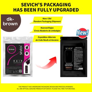 Phấn phủ tóc SEVICH 100g làm dày tóc thưa che hói đầu