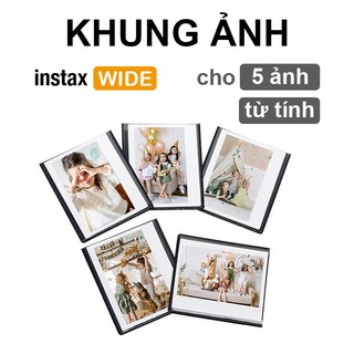   Film Lab   bộ 5 cái  khung ảnh nam châm tủ lạnh cho Instax Wide Film CAC47 