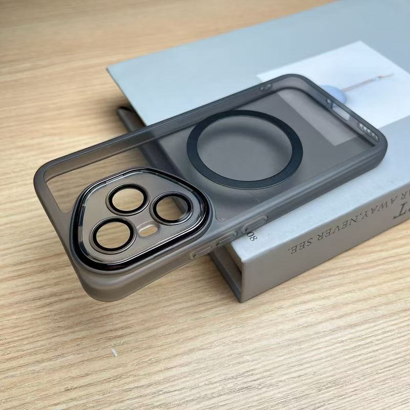 Ốp Điện Thoại Trong Suốt TPU Mềm Cho Honor 200 300 400 100 90gt Pro Lite Ultra Nam Châm Sạc Không Dâ