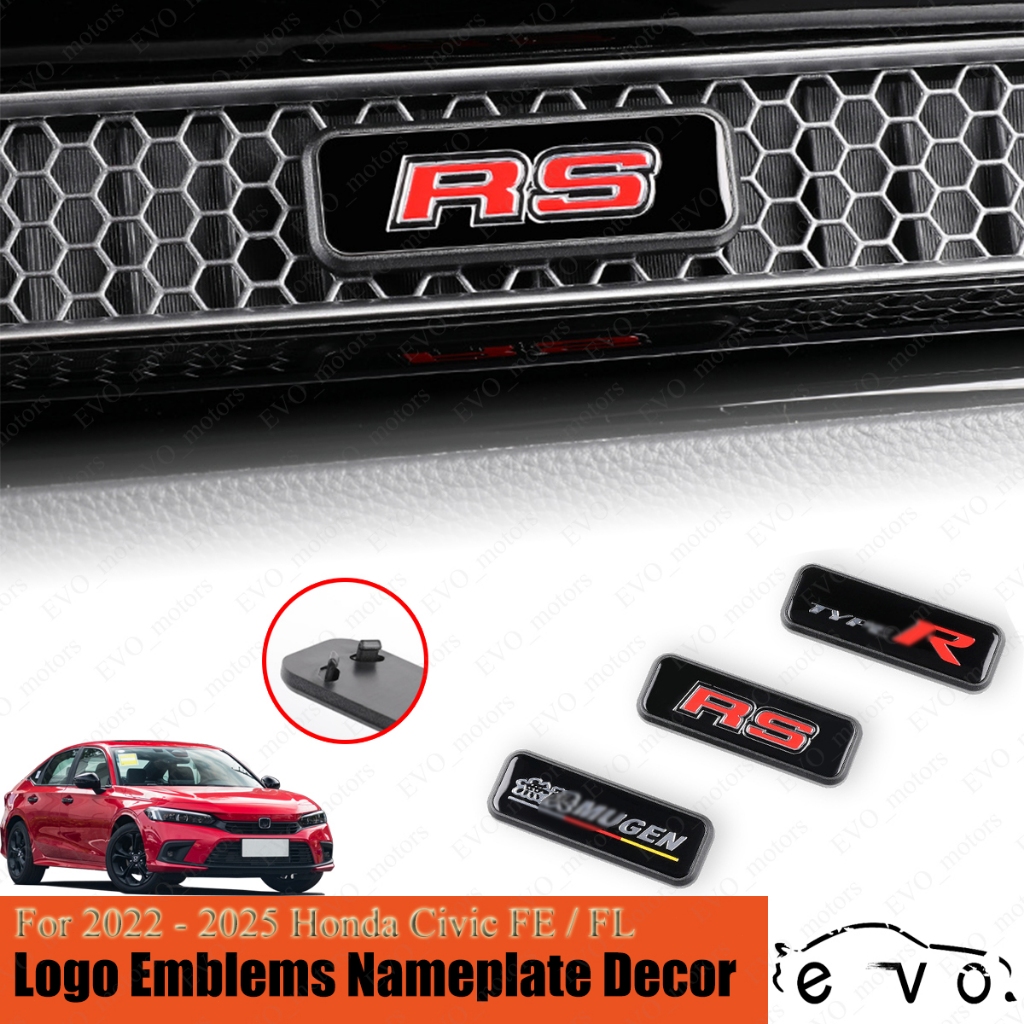 Cho 2022 - 2025 Honda Civic FE / FL TYPE R Tạo Kiểu Miếng Dán 11th Civic Bảng Điều Khiển Cửa Thoát K