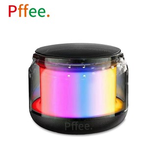 Loa Bluetooth mini PFFEE không dây có đèn LED với micro