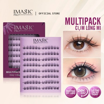 Cụm mi Multipack IMAGIC Multipack 5 kiểu không cần keo có thể tái sử dụng Dụng cụ trang điểm mắt giữ 24H