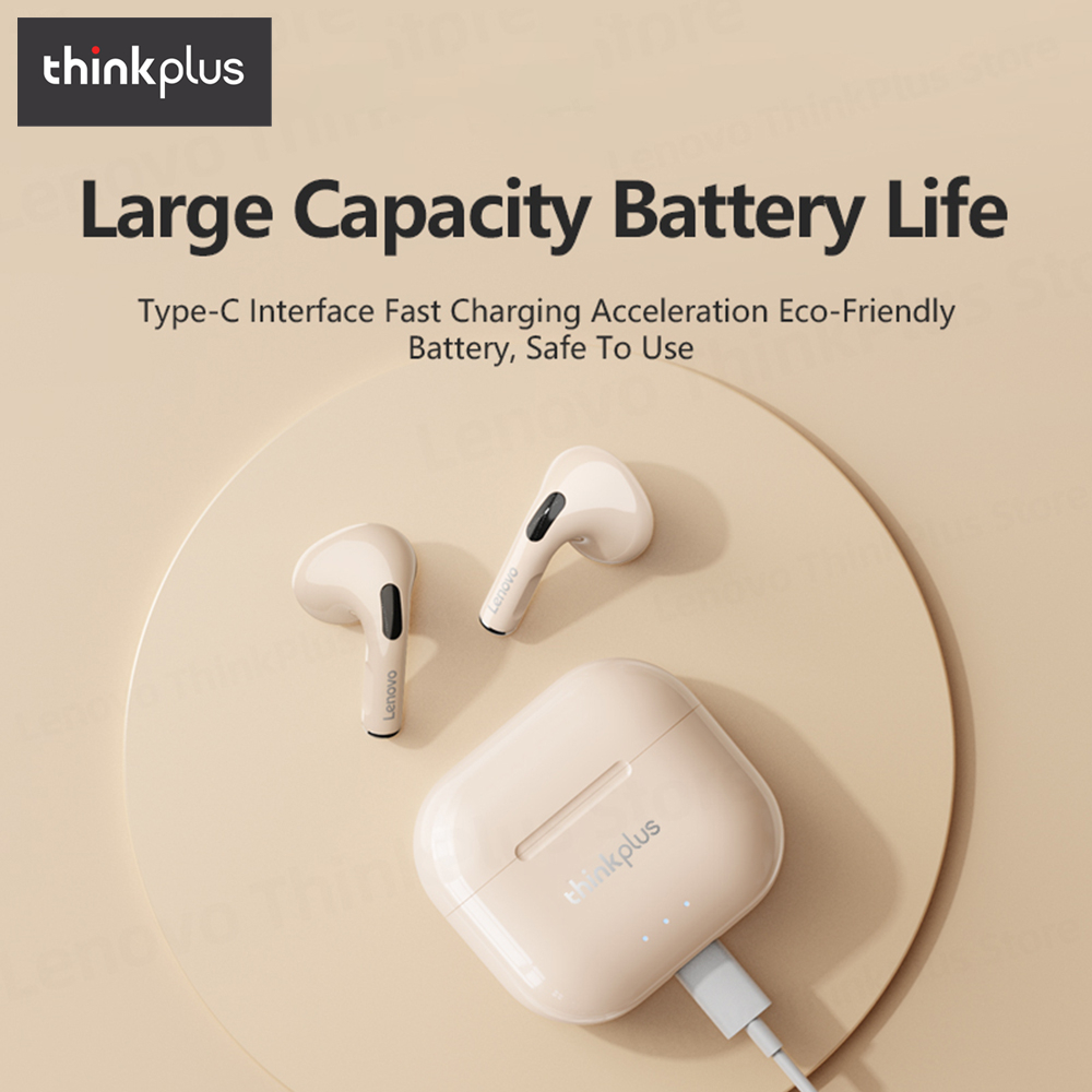 Tai nghe Bluetooth Lenovo LP40 Tai nghe không dây Tai nghe điều khiển cảm ứng Tai nghe nhét tai thể thao chống nước có micrô | BigBuy360 - bigbuy360.vn