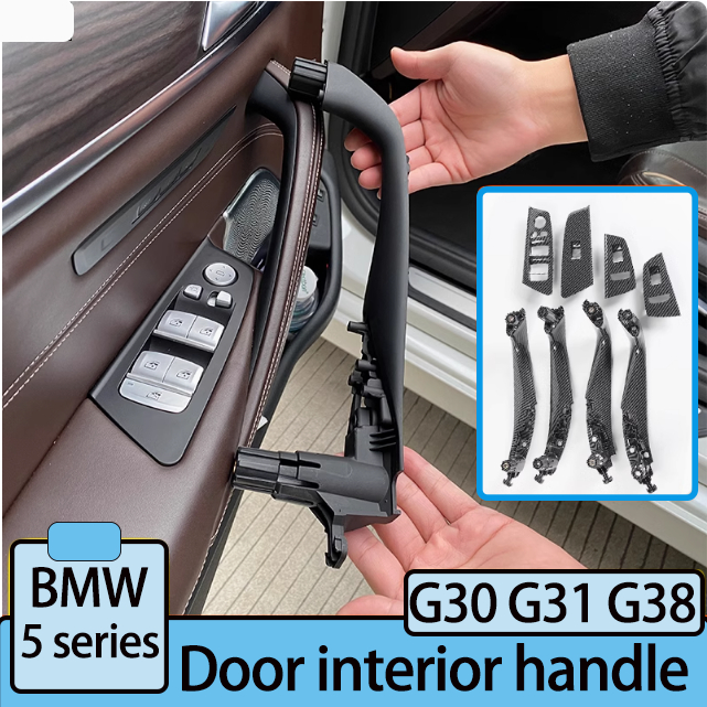 Tay nắm cửa lái bên phải bằng sợi carbon G30 G31G38, thích hợp cho BMW 5 Series G30 G31G38 F90 M5 52