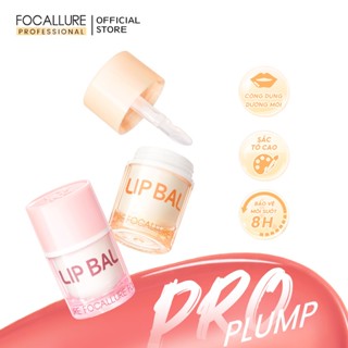 FOCALLURE Pro Plump Extra Care Jelly Lip Balm Glowy Bouncy 8H Chăm sóc lâu dài Kết cấu nóng chảy bóng Airy-Light Không dính 4.5g