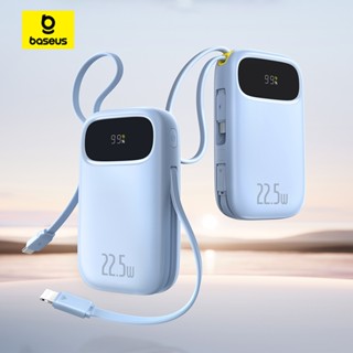 【CCC Certified】Baseus QPow3 Pin Dự Phòng Sạc Nhanh 22.5W – Màn Hình Kỹ Thuật Số, Cáp Kép, Nhỏ Gọn, CCC