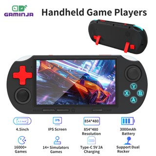 GAMINJA Máy Chơi Game Cầm Tay Cổ Điển 4.5 Inch Màn Hình IPS Hiệu Ứng Ánh Sáng RGB SF3000 Pro ANS16
