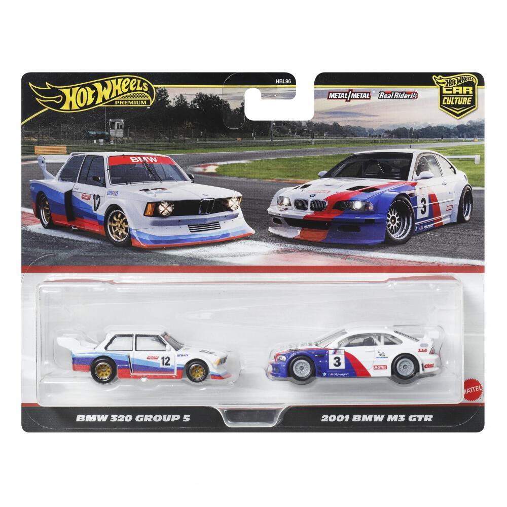 Hot Wheels JBK99-9866 Premium 2-Pack BMW 320 Group 5 / 2001 BMW M3 GTR