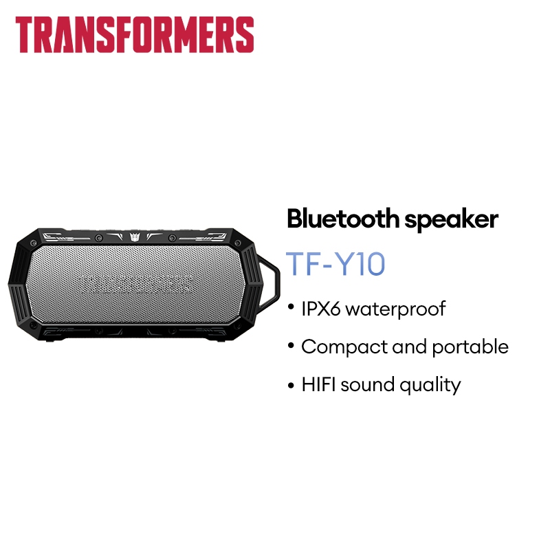 Transformers TF-Y10 Loa Bluetooth HIFI Stereo HD Cuộc gọi thoại Độ trễ thấp Bluetooth 5.4 Tuổi thọ p