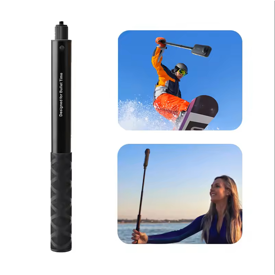 Dành cho DJI Osmo Nano / Osmo 360 / Insta360 Go Ultra / X5 / X4 / X3 / Go 3s 120cm Gậy Selfie vô hìn