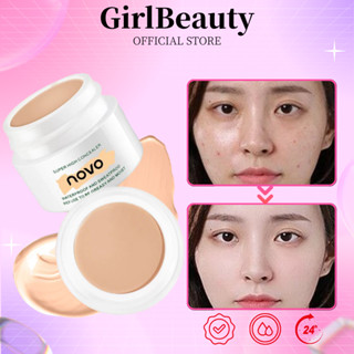  NOVO Kem Nền Che Khuyết Điểm Mềm Mịn Tự Nhiên Giấu Hoàn Hảo Thâm Quầng Mụn Tàn Nhang Chống Thấm Nước 