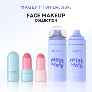 【Giao hàng từ Việt Nam Xịt trang điểm MAGEFY 60ml & Blush Stick – Dành cho vẻ đẹp tự nhiên, lâu trôi