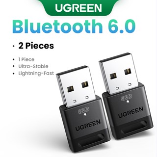 Bộ chuyển đổi Bluetooth USB UGREEN, 6.0 Dongle cho PC, Plug & Play cho Windows 11 / 10 / 8.1, Bộ thu và phát Bluetooth cho chuột