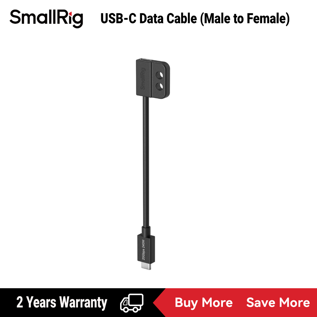 Cáp dữ liệu USB-C SmallRig (Nam sang Nữ) #5078