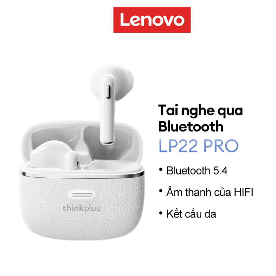 Tai nghe Bluetooth Lenovo LP22 Pro HIFI Stereo Kết cấu có độ trễ thấp Tai nghe không dây Bluetooth5.4 | BigBuy360 - bigbuy360.vn