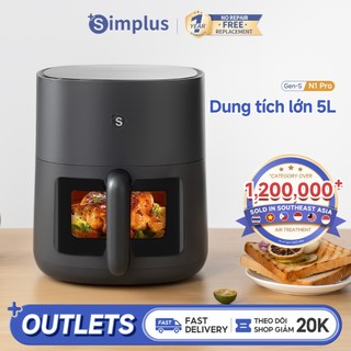  Simplus Nồi Chiên Không Dầu Dung Tích Lớn 5L KQZG015 - Bảo Hành 12 Tháng 