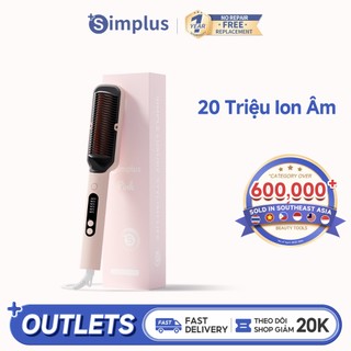  Simplus Lược Điện Uốn Duỗi Tóc Hiệu Quả 20 Triệu Ion Âm ZFSH001 - Bảo Hành 12 Tháng 