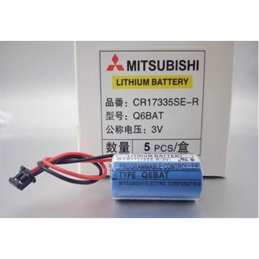 Pin lithium PLC MITSUBISHI CR17335SE-R Q6BAT 3V GT15-BAT