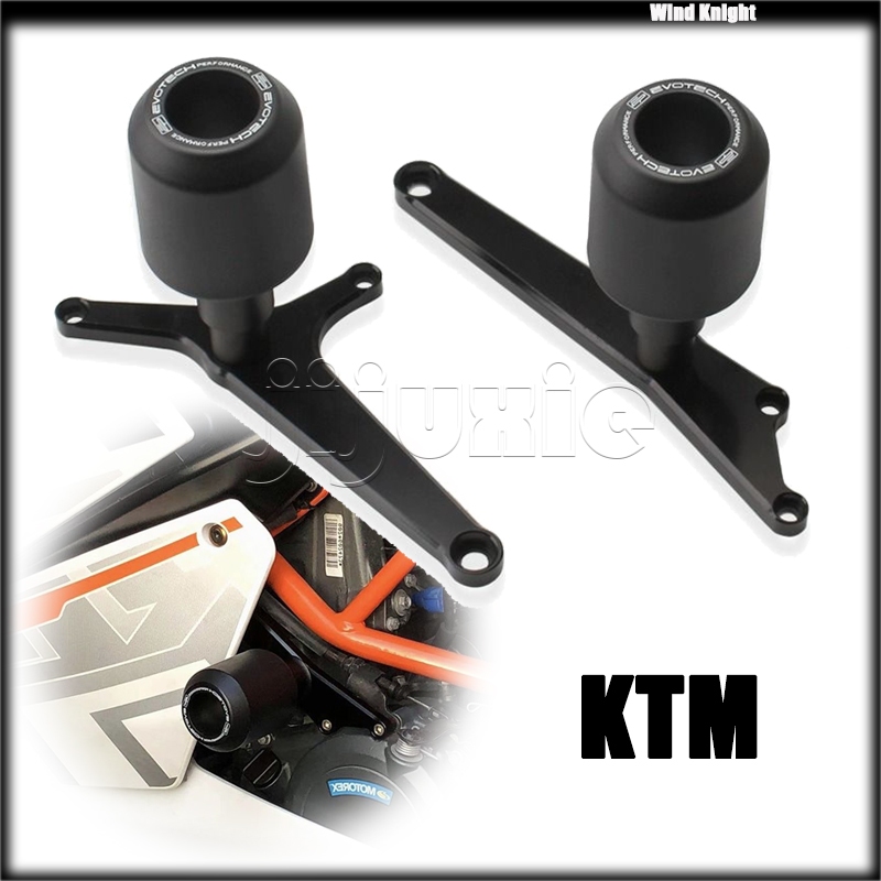 Dành Cho KTM RC390 2014-2023 RC200 Xe Máy Nhôm Trượt Xe Thân Thả Bảo Vệ Cản EP Evotech RC 390 200