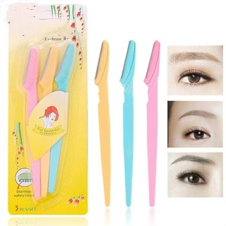 Tông Đơ Lông Mày Dao Cạo Lông Mày An Toàn Mặt Máy Cạo Râu Mắt Brow Shaper Lưỡi Di Động Cắt Tóc Cho Nữ Dụng Cụ Mỹ Phẩm