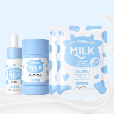 LAIKOU Sữa Glow Up Bộ Chăm Sóc Da Nuôi Dưỡng Làm Sáng Da Màu Dưỡng Ẩm Sâu 4 Bộ