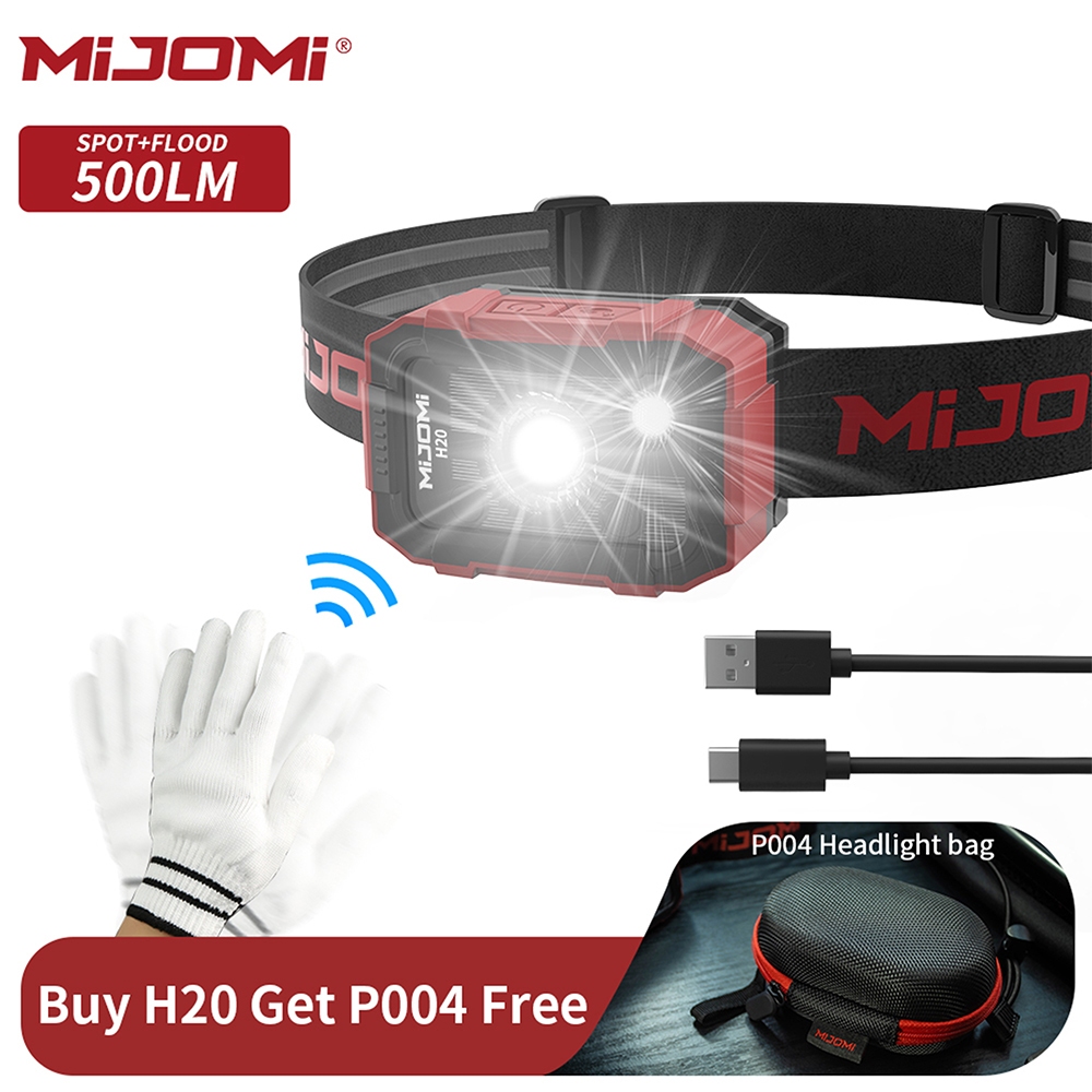 Đèn Pha H20 H20 LED H20 Hai Đầu Cảm Biến Chuyển Động Có Thể Điều Chỉnh Ánh Sáng