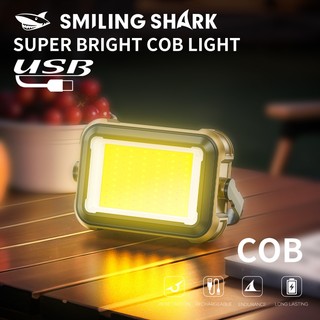 SmilingShark LY8264 Đèn pin siêu sáng Từ tính Mặt trời Đèn cắm trại 8 chế độ với nhiệt độ màu có thể điều chỉnh Khung quay 360 ° Type-C sạc lại Không thấm nước cho công việc cắm trại