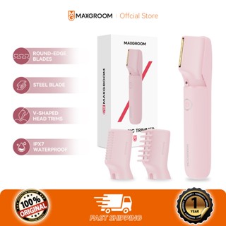  MAXGROOM Người Phụ Nữ 3 Trong 1 Điện Thân Tông Đơ IPX7 Chống Thấm Nước Toàn Thân Máy Cạo Râu Bikini Khu Vực Tông Đơ Cắt Tóc 
