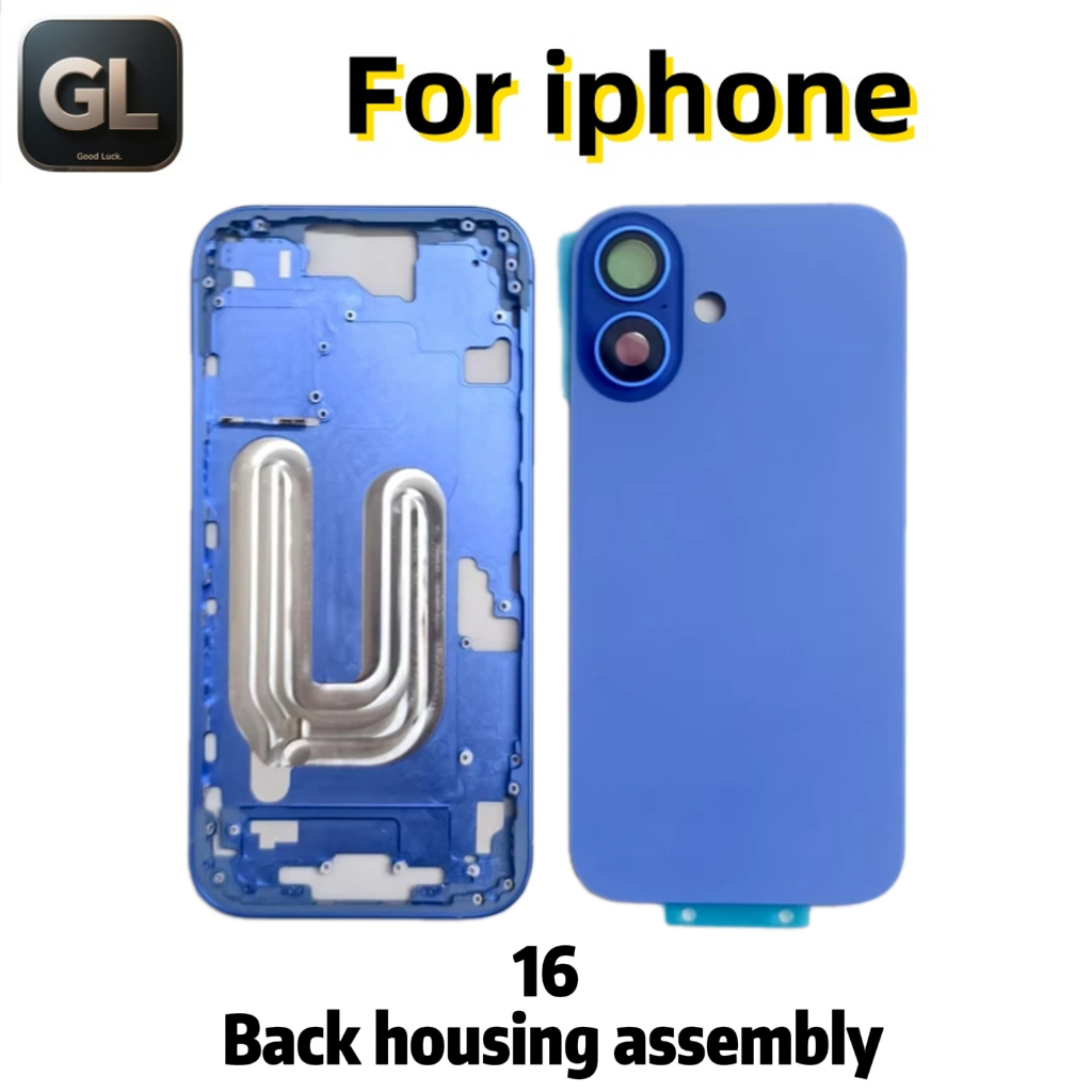 Thay Thế Mặt Sau Nhà Ở Cho iPhone 16 16 plus 16 Pro 16 Pro max Khung Cửa Pin Phía Sau