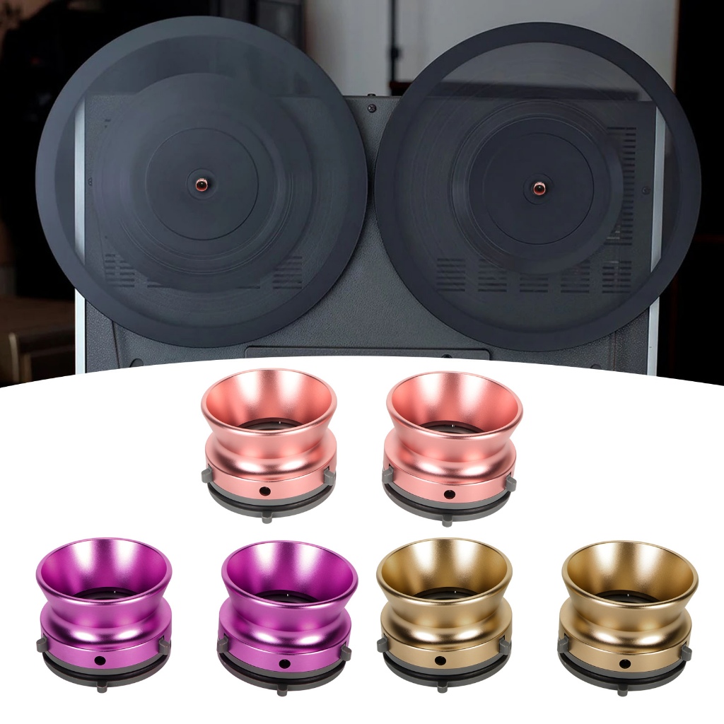 Zjchao 2 Chiếc 1 / 4 10 Inch NAB Hub Adapters Đa Năng Tải Thiết Bị Hợp Kim Nhôm Máy Xúc Cuộn Băng Gh