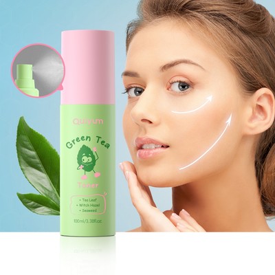 Mực trà xanh QUIYUM Kiểm soát dầu làm mới 100ml Axit Hyaluronic Dưỡng ẩm sâu cho mọi loại da