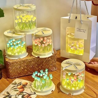 Đèn Ngủ Mini Hình Hoa Tulip Thủ Công Dùng Làm Quà Tặng Quà tặng Ngày của Mẹ