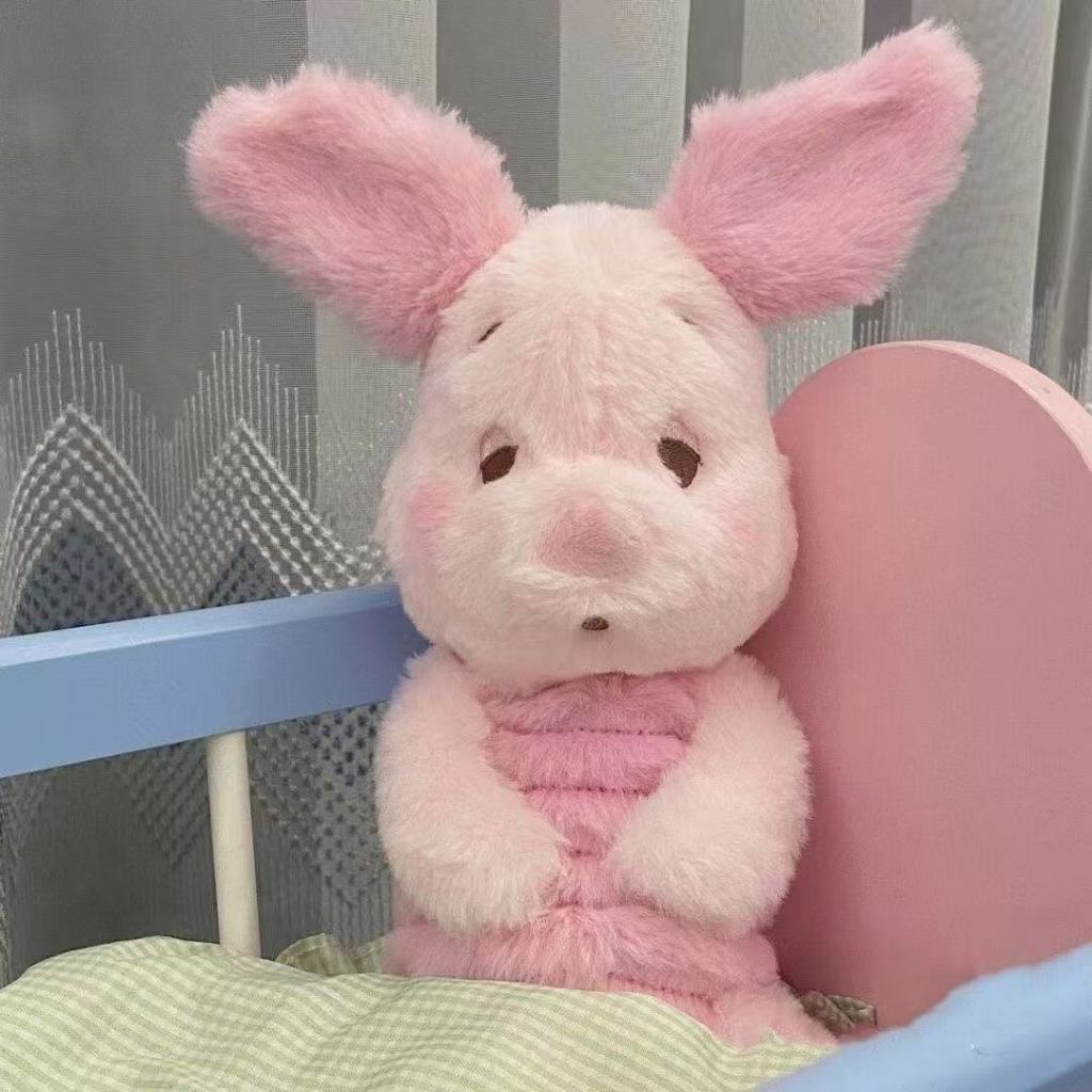 Piglet Winnie the Pooh Búp Bê Sang Trọng Kawaii Piglet Hoạt Hình Lợn Hồng Heo Con Thú Nhồi Bông Đồ C