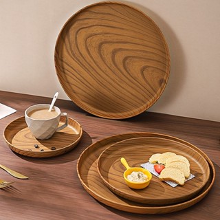 Khay tròn nhựa PP O‌UKEAI Chất liệu an toàn cấp thực phẩm Đường kính 20/26/32/38 cm Thiết kế chống trượt Đa dụng: nhà hàng & gia đình Xếp chồng tiết kiệm không gian