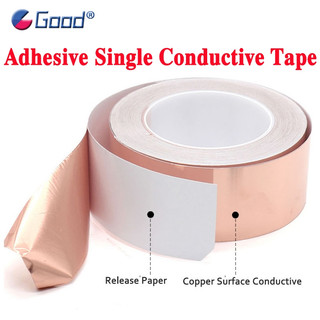 Băng keo dẫn điện bằng đồng dẫn điện một mặt Băng keo đồng 5 / 8 / 10 / 15 / 20 / 25 / 30 / 40 / 50 / 60mm