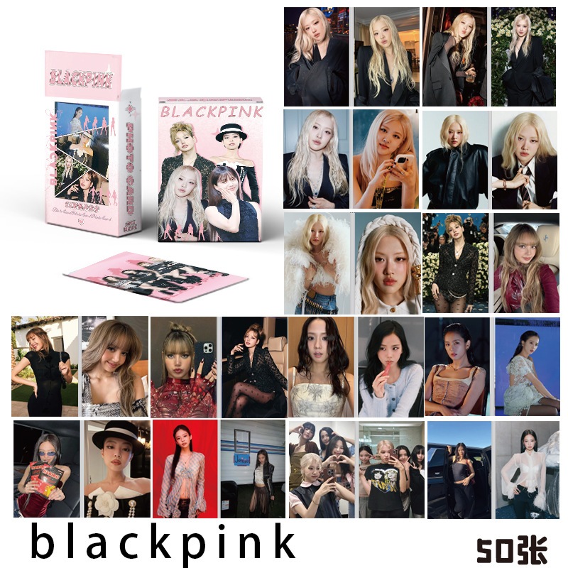 Blackpink Flash Laser Photocard Lisa JENNIE Lomo Card
