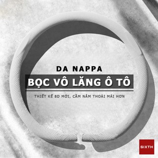 bọc vô lăng ô tô 8D da nappa Cao Cấp 36CM 38CM bọc vô lăng siêu mỏng ốp vô lăng ô tô Và Thoáng Khí toyota HONDA vf5 vf3 vf6