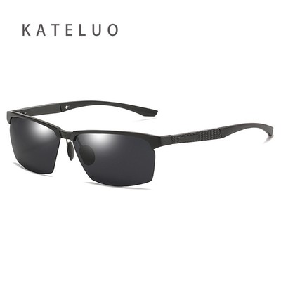 KATELUO Nam Nhôm Magiê Kính Mát Phân Cực Lái Xe Thể Thao Đi Xe Đạp Bảo Vệ Kính Mắt Z8266