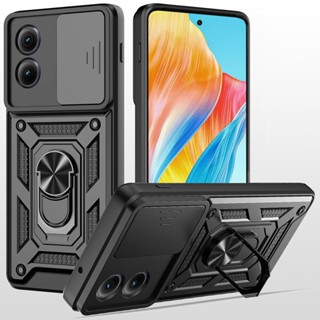 Chống sốc nặng trường hợp điện thoại cứng với khung kim loại OPPO A5X A5 Pro A3X A60 A17 A18 A38 A57 A58 A78 A79 A98