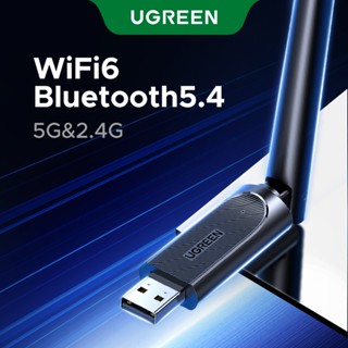 Bộ chuyển đổi WiFi không dây UGREEN AX900 Wi-Fi 6 Bluetooth 5.4 USB cho PC Máy tính để bàn Laptop