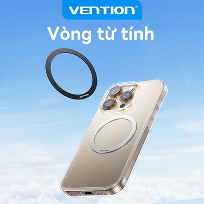Vention Từ Miếng Dán Cho Sạc Không Dây Tấm Kim Loại Nhẫn Cho Magsafe Giá Đỡ Điện Thoại Tấm Sắt Nam Châm Cho Điện Thoại