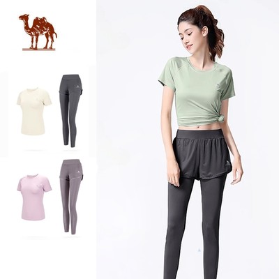Bộ đồ thể thao CAMEL CROWN  tập yoga thời trang cho nữ