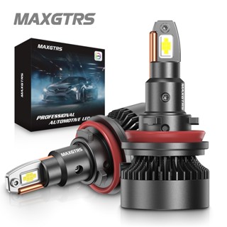 MAXGTRS Mới lên 2x H1 H4 H8 H11 9005 9006 9012 H7 14000Lm CSP Chip Led Beam 130W có quạt ô tô DRL Đèn sương mù