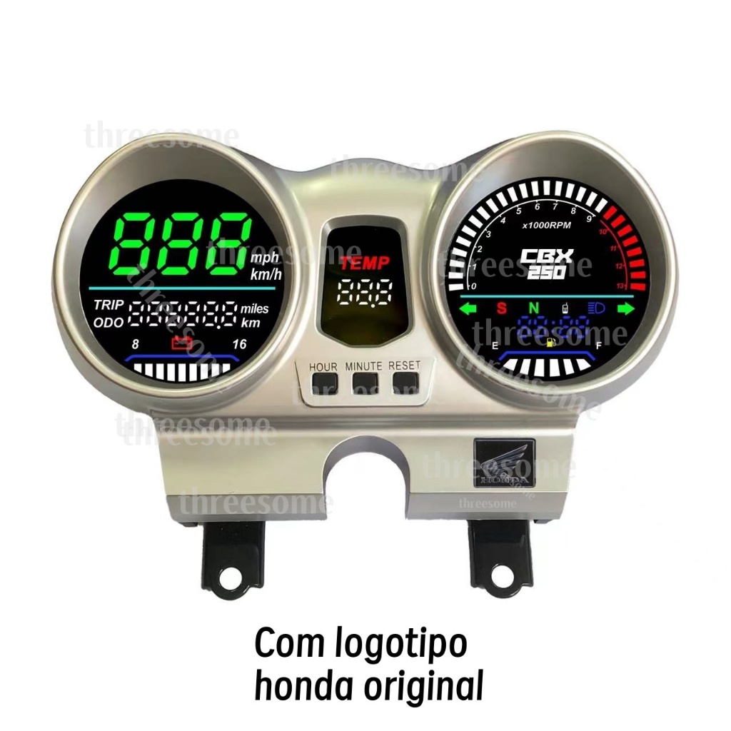 Bảng điều khiển hoàn chỉnh cho Honda Cbx250 Twister 2001 a 2008 Đồng hồ đo tốc độ 37100-KPF-961